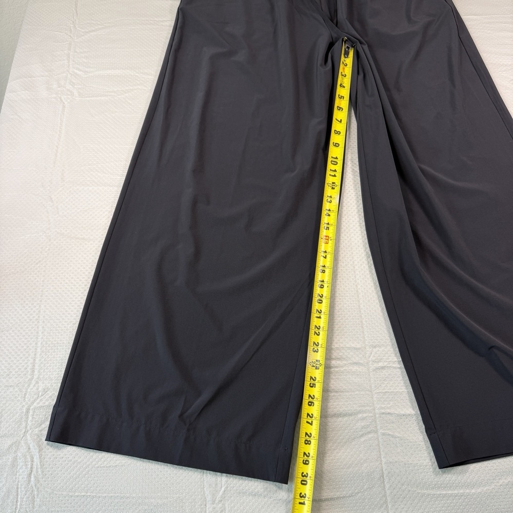 All in Motion Womens Wide Leg Pants XL Black Stretch Athletic Lounge Drawstring - Picture 3 of 10